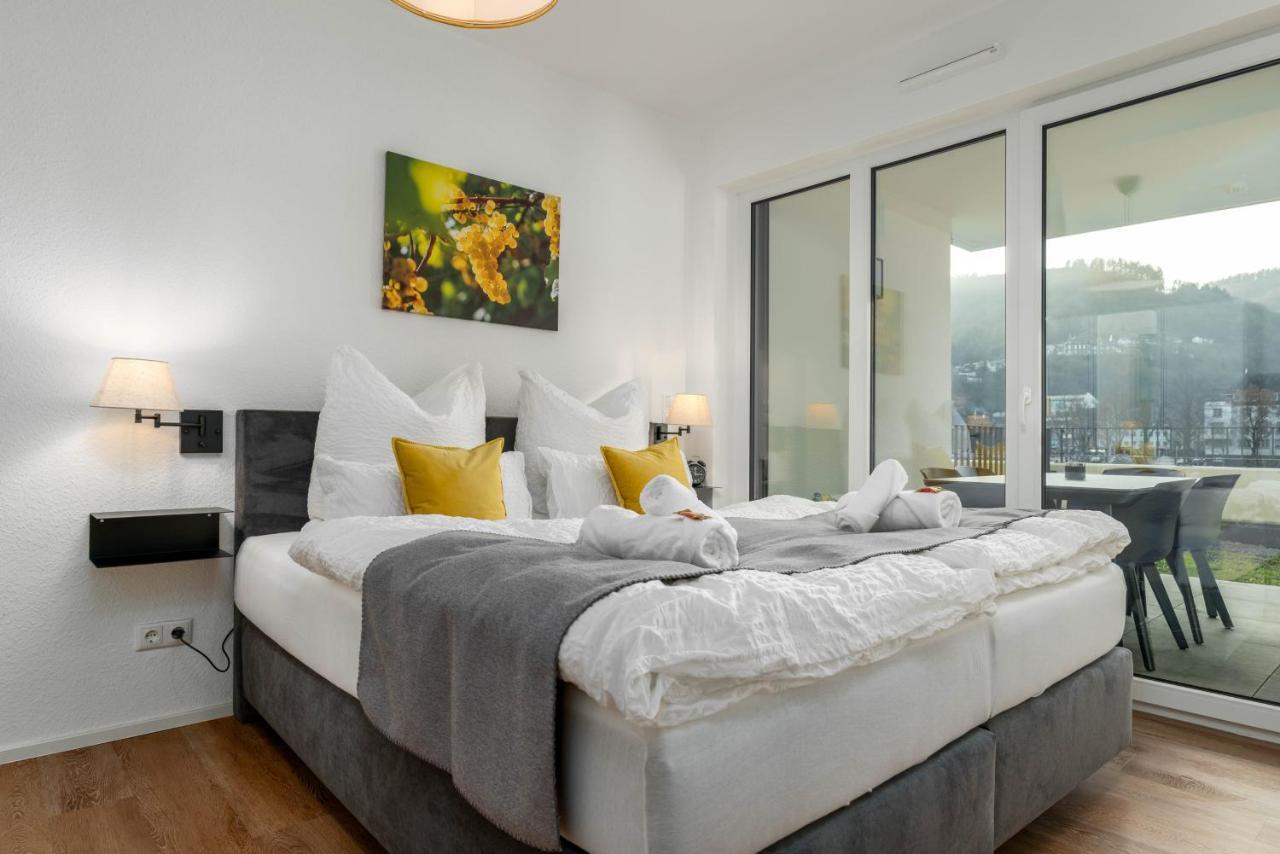 Vivamosel: Appartement Mit Mosel & Burgblick - Balkon - Parken - Aufzug - Fahrradraum Κόχεμ Εξωτερικό φωτογραφία