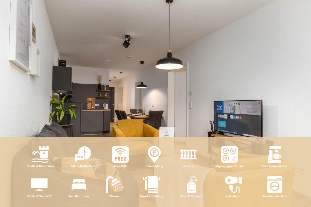 Vivamosel: Appartement Mit Mosel & Burgblick - Balkon - Parken - Aufzug - Fahrradraum Κόχεμ Εξωτερικό φωτογραφία